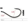 HAK VANFOOK DEVILE SINGLE HOOKS DS-21BLACK  #5