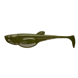 LIBRA LURES EMBRION SHAD 5cm - 032 MOTOR OIL GREEN