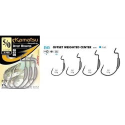 HAK KAMATSU OFFSET WEIGHTED CENTER 2/0 0,8g 3 szt.