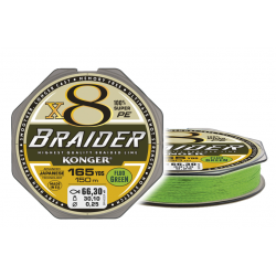 PLECIONKA KONGER BRAIDER X8 FLUO GREEN